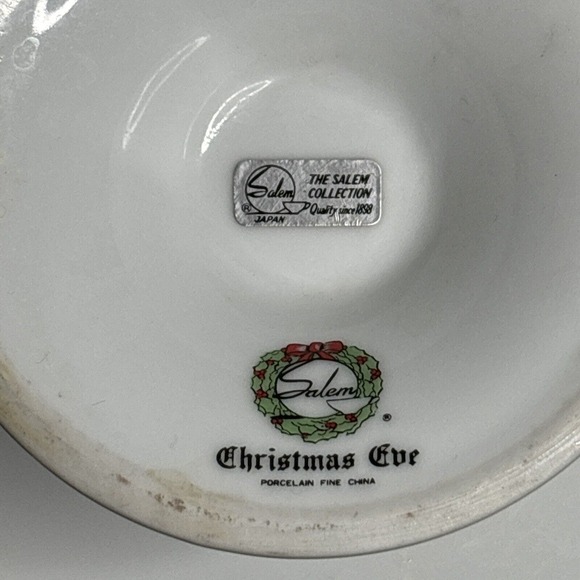 Christmas Eve by The Salem Collection pedestal cake plate - Picture 5 of 8